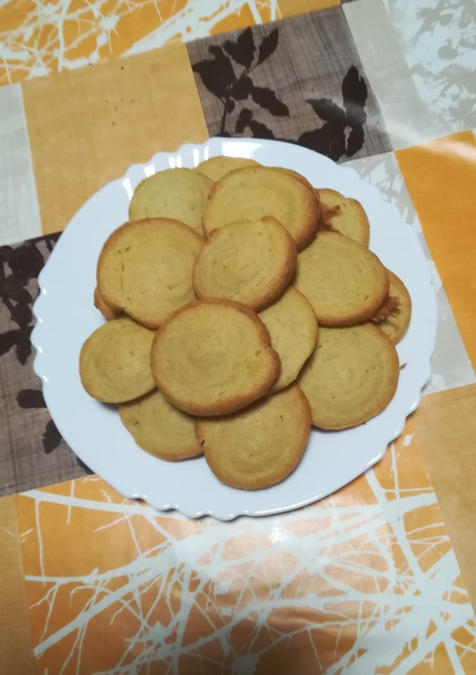 Una foto de Galletas saladas de queso crema azul fácil y rápidas