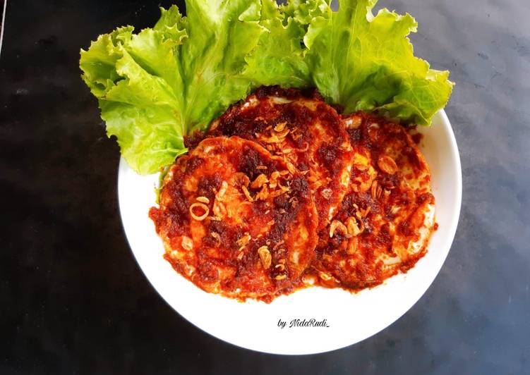 Balado Telur Ceplok