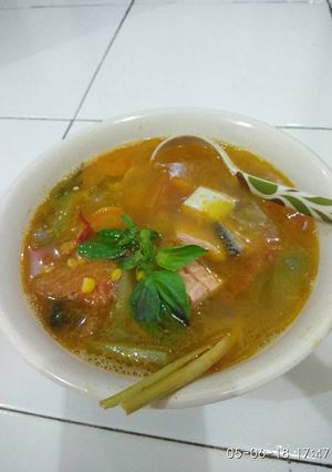 Foto resep Salmon Kuah Asam