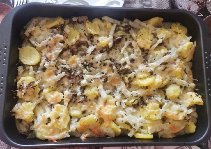 Kartoffelauflauf Mit Kohlrabi Und Hackfleisch Rezept Von Silke G Cookpad