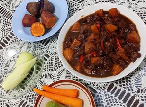 Foto resep Semur daging sapi dan kentang