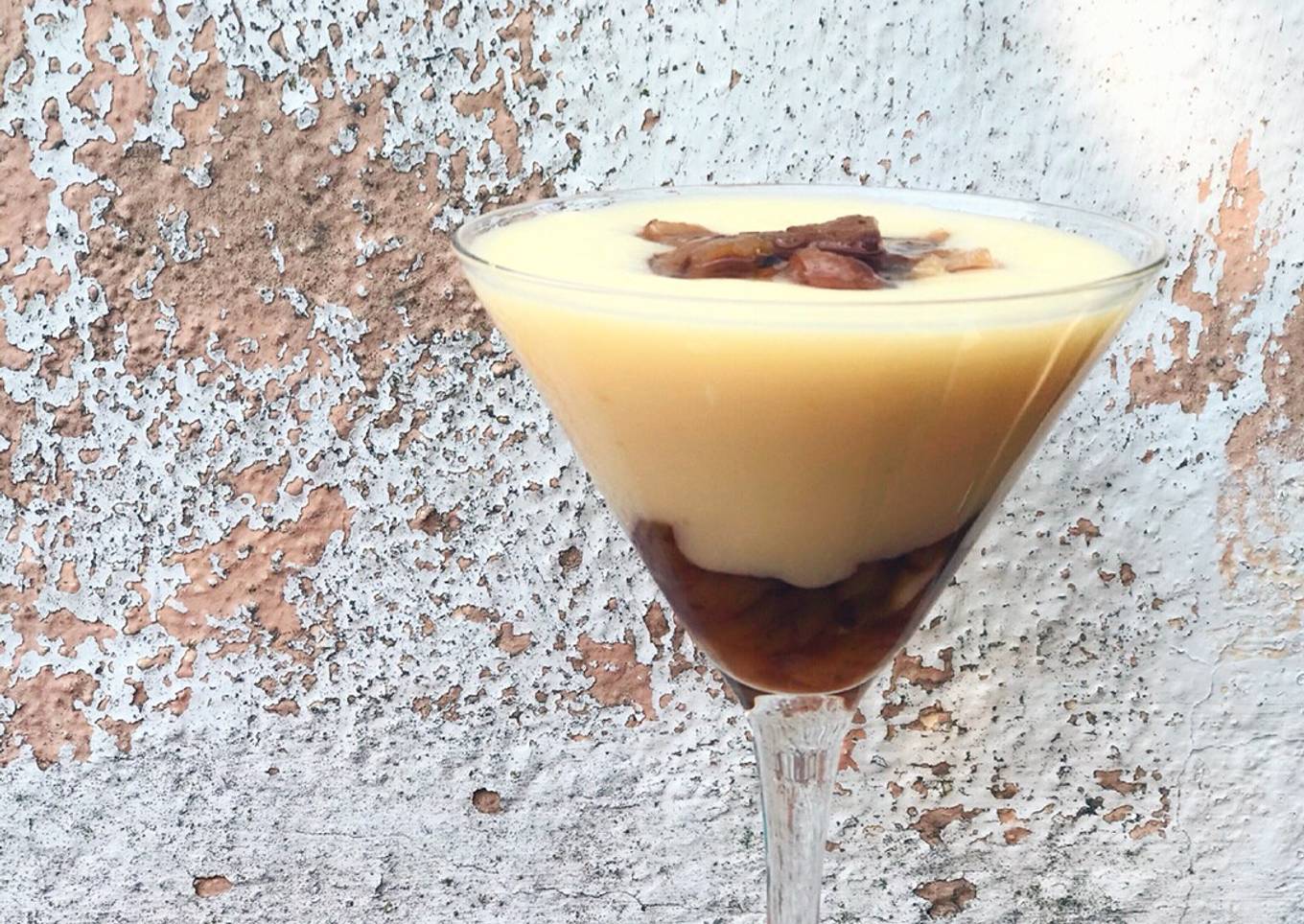Crema de limón con castañas de La Moncloa