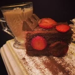 A picture of Bread chocolate cake.