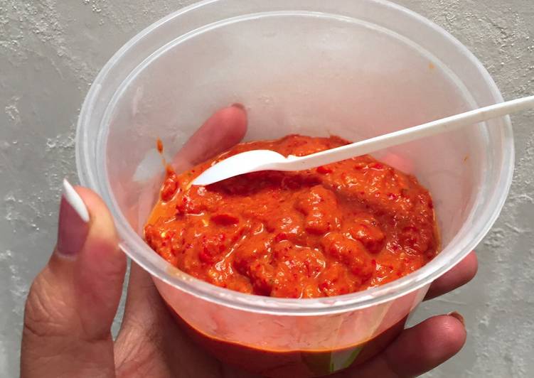 Langkah Mudah untuk Menyiapkan Sambal tomat matang Anti Gagal