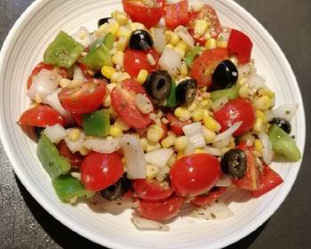 Easy Fast Cooking Cherry and Olive Salad Very Delicious