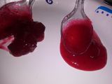 Homemade jellied and whole crannberry sauce