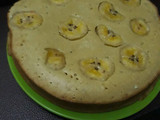 Cake pisang putih telur no pengembang