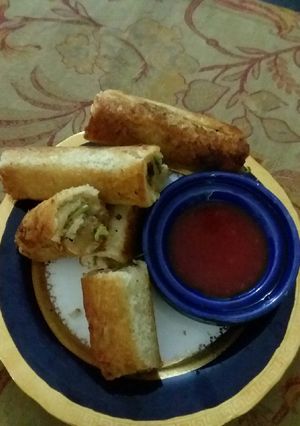 A picture of Bread Cheese Rolls #eidmeetup.