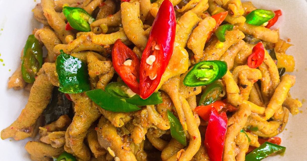 Usus Ayam Pedas (Menu Buka Puasa)