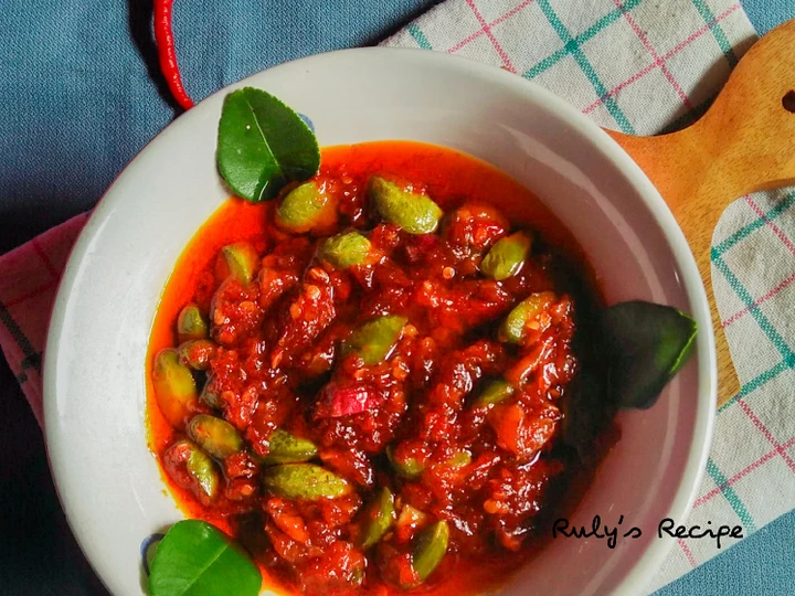 Easy Steps Prepare Recipes Sambal Pete/Petai the So Delicious Perfect.