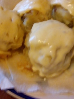 Una foto de Papas rellenas con pino