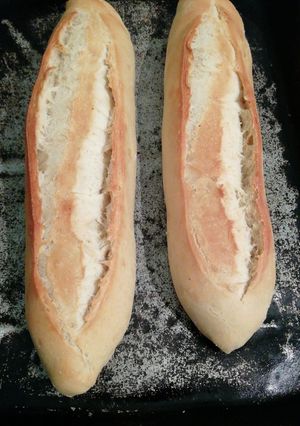 Una foto de Pan francés