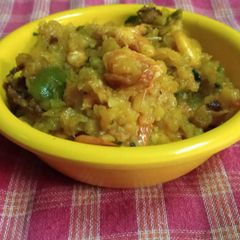 A picture of শীতের সবজি মুলো-চিংড়ি.