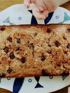 Una foto de Budín de banano