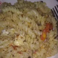 A picture of Cheesy Tomato Pasta.