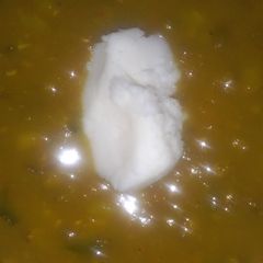 A picture of Moong Dal With Butter.