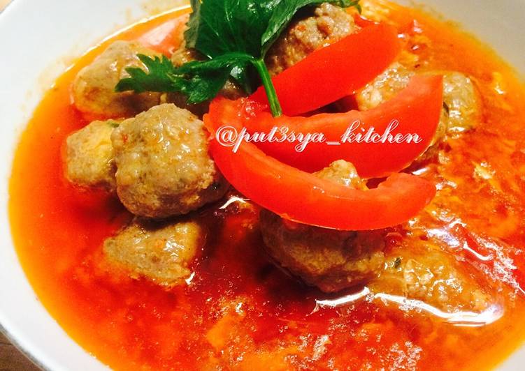 Bola2 daging saus asam manis