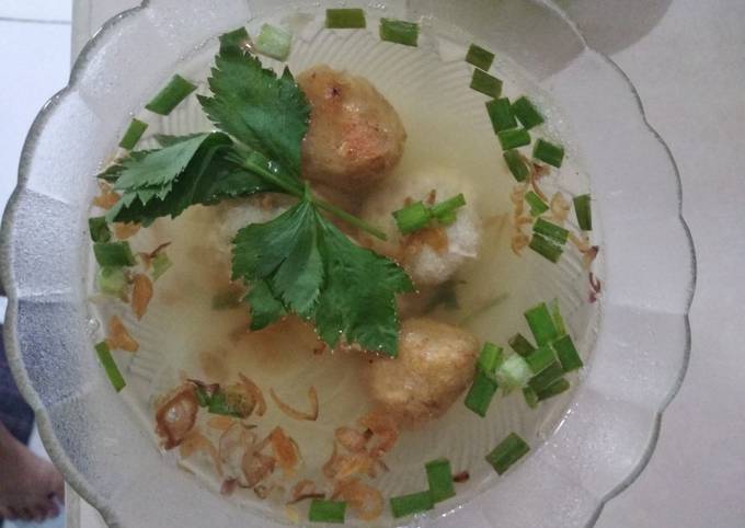 Resep Bakso Tahu Kuah Bening, Lezat Sekali