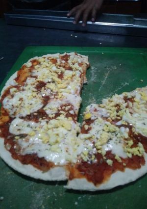 Una foto de Pizza casera