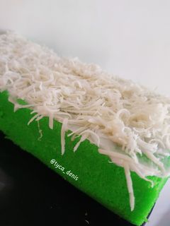 Foto resep Bolu kukus pandan keju