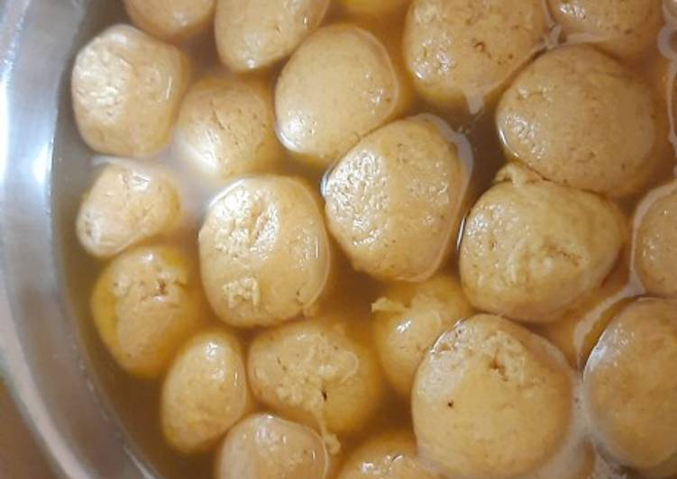 Steps to Prepare Perfect Jaggery rasgulle