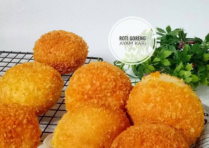 Resep: Roti Goreng isi Ayam Kari Irit Anti Gagal
