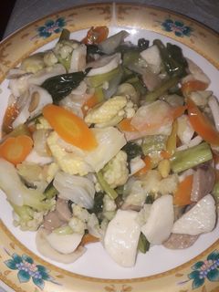 Foto resep Capcay duo bakso