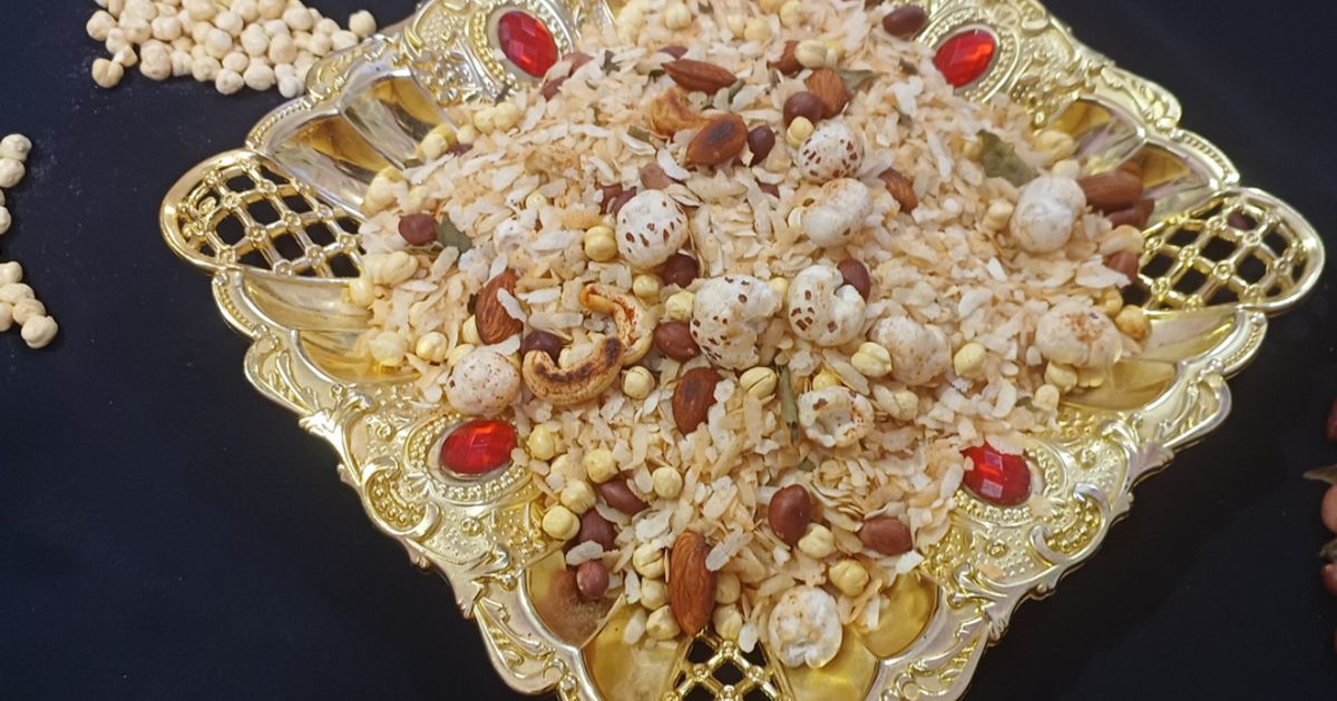 Oven Roasted Flattened Rice Mixture Recipe by ZMA - Cookpad