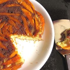 A picture of Mango Upside-Down Cake.