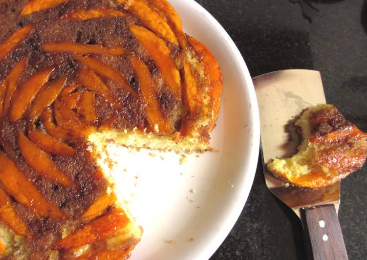 Recipe of Speedy Mango Upside-Down Cake