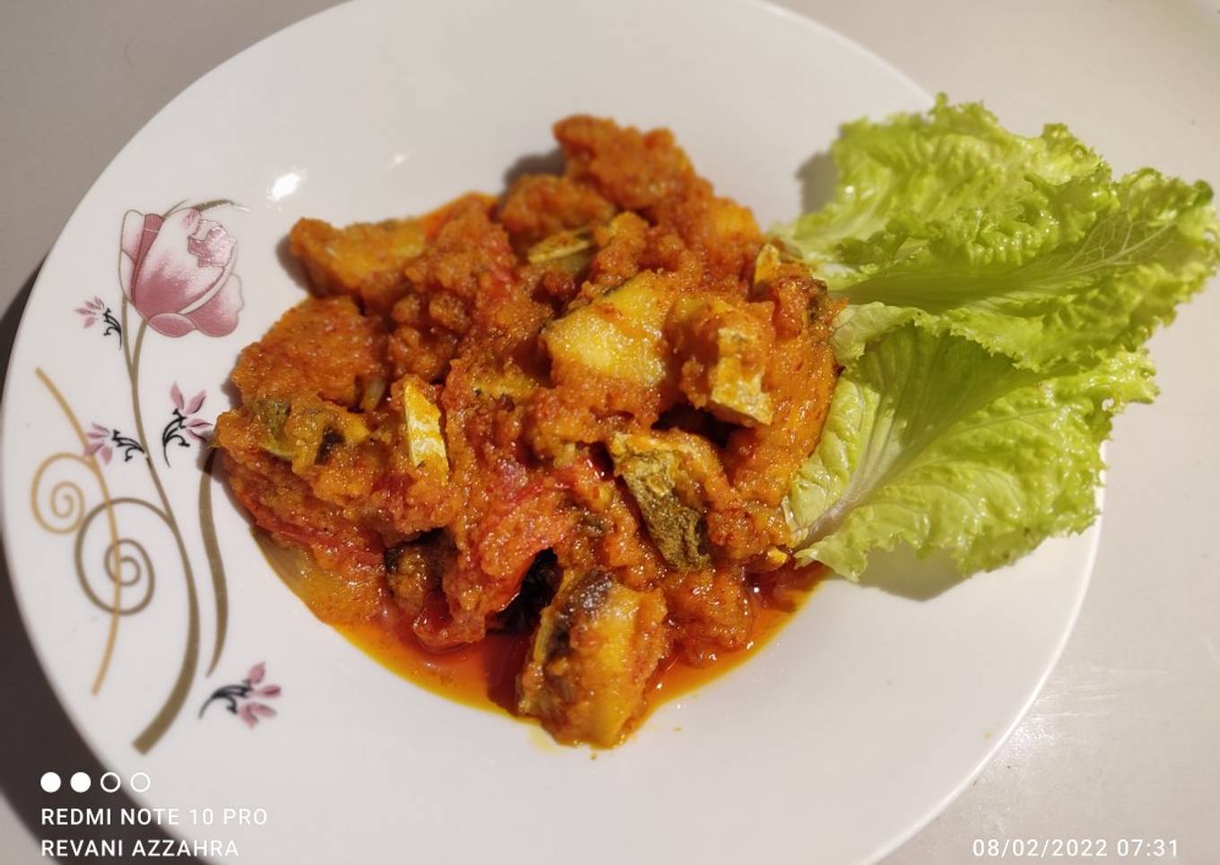 Balado Ikan Asin Jambal Roti