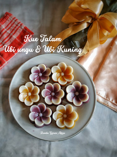 Foto resep Kue Talam Ubi Ungu & Ubi Kuning