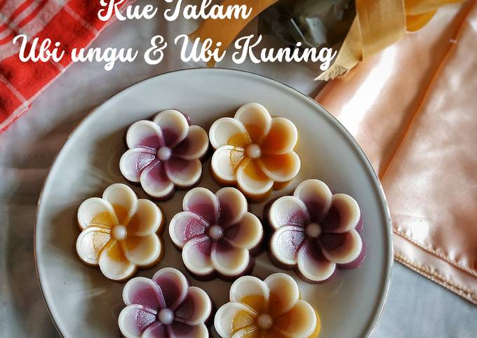 Resep Kue Talam Ubi Ungu Ubi Kuning Oleh Bunda Giesca Afiza Cookpad