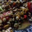 Tumis kerang pedas manis