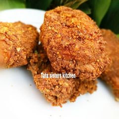 A picture of KFC chicken.