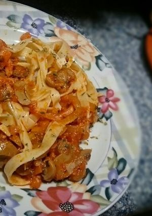 Foto principal de Tagliatelle con Champiñones y Bacon