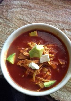 Una foto de Sopa de tortilla