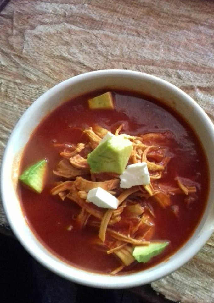 Una foto de Sopa de tortilla