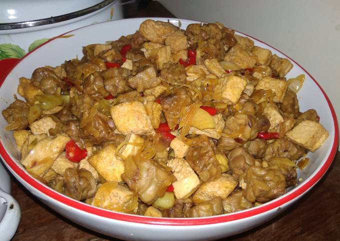 Orek tahu tempe
