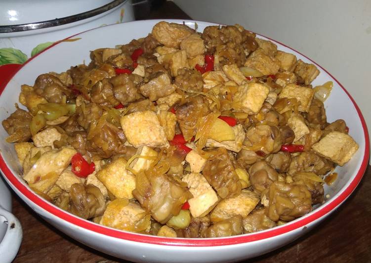 Orek tahu tempe