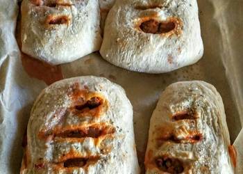 Easy Cooking Recipe Homemade meatball marinara Hot Pockets Savory Delicious