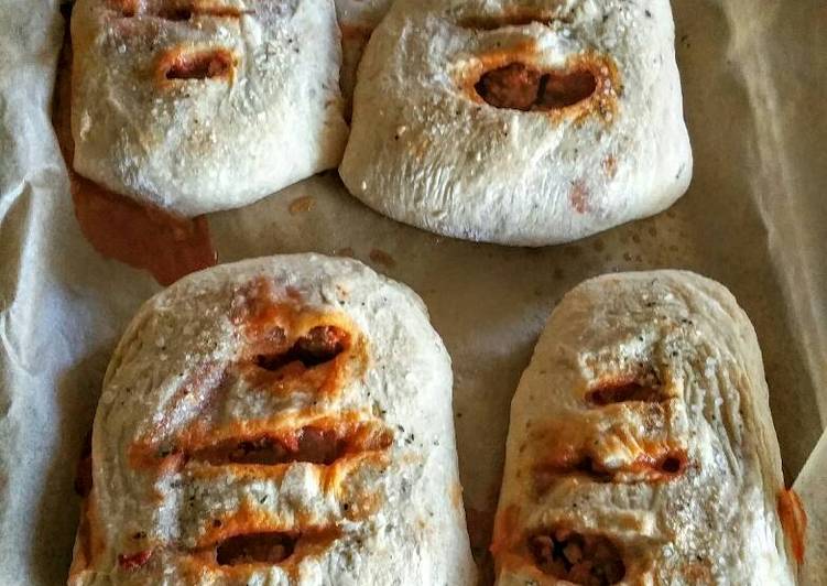 Step-by-Step Guide to Cook Yummy Homemade meatball marinara Hot Pockets