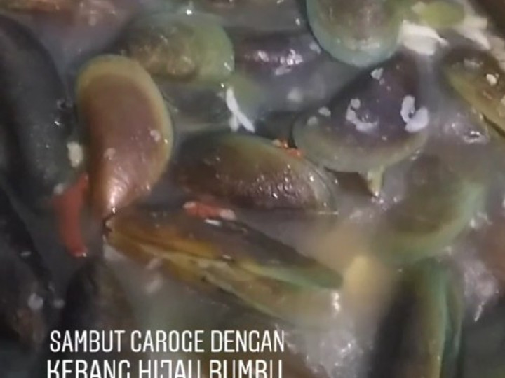 Resep: Kerang hijau siram bumbu cabe rawit Enak Terbaru