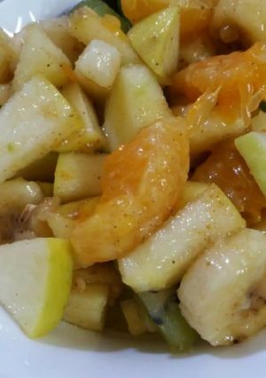 A picture of Fruit chaat.