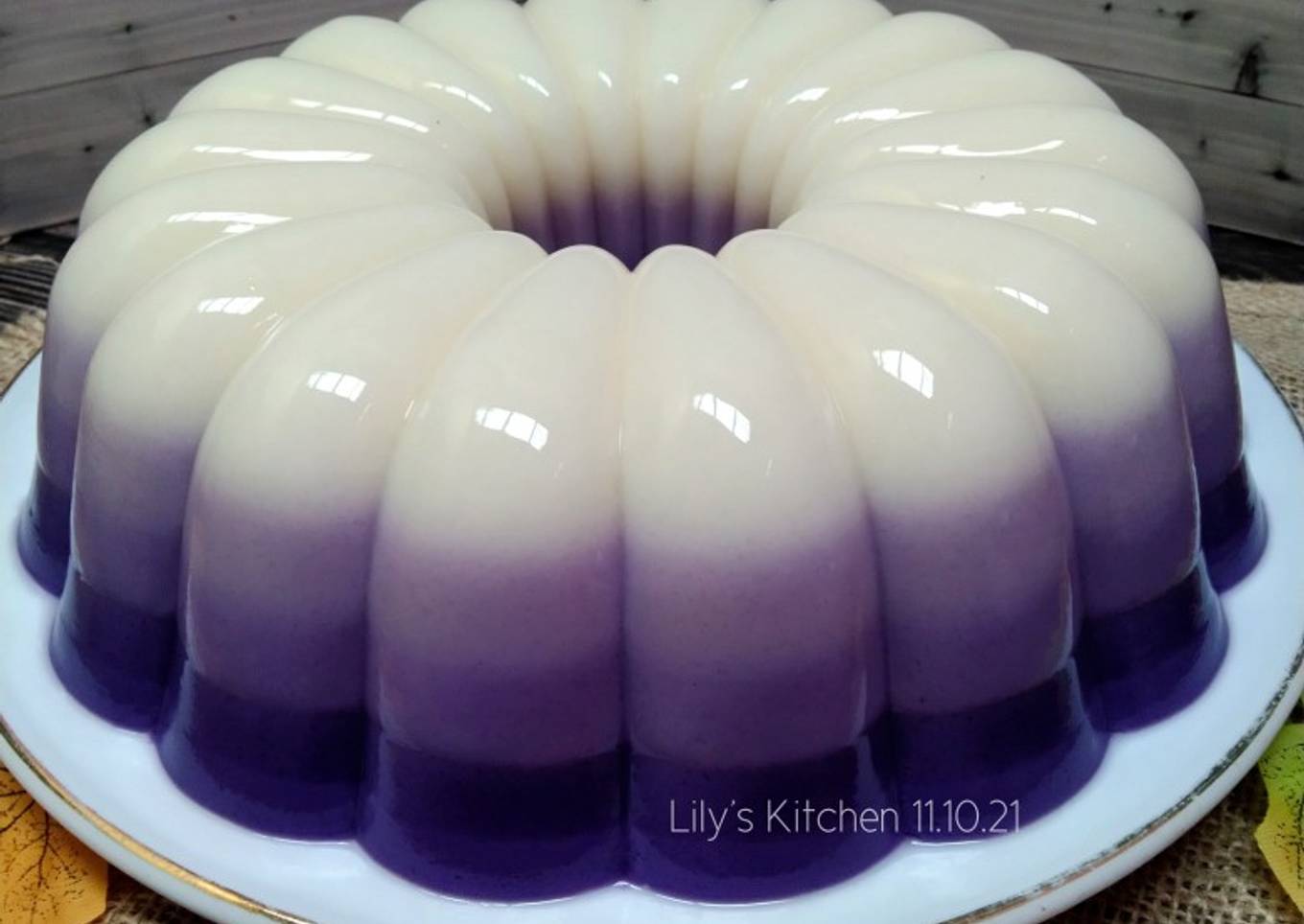 471.Ombre Taro Pudding