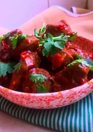 A picture of Paprika Beef Liver.