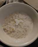 Porridge proteico de coco