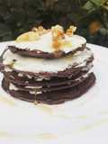 Torre de panqueques de chocolate 🔥🤯