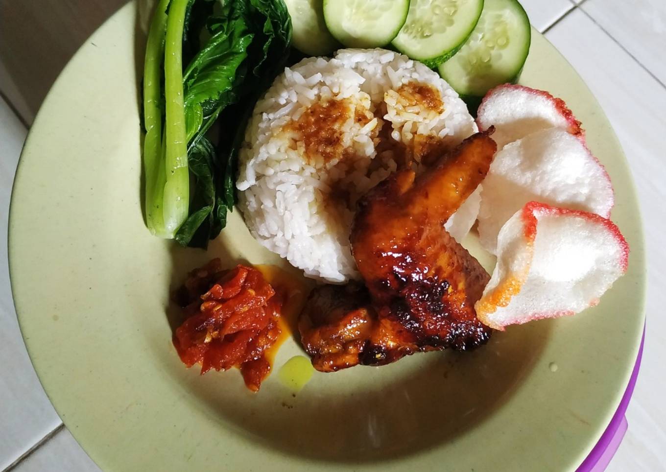 Ayam panggang bikin anak nagih