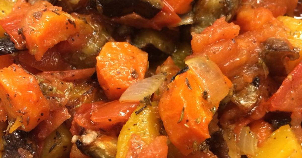 Roasted Vegetable Ratatouille Recipe by tamiller1954 - Cookpad